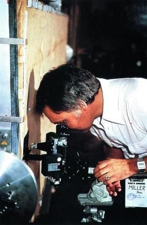 A researcher examining evidence connected with the Shroud of Turin