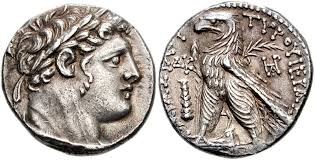 Ancient coins used as payment for the boatman