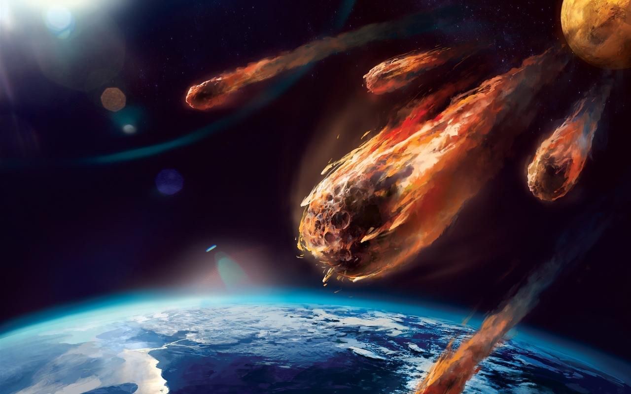 Meteors entering Earth&rsquo;s atmosphere