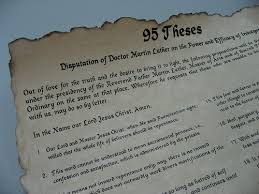 Martin Luther’s Ninety-five Theses