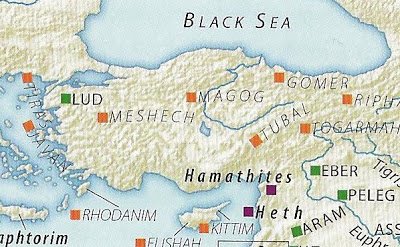 Are the Germanic and Slavic people Gog and Magog that have spread to the four corners of the world?